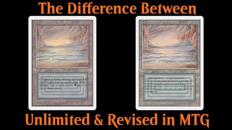 Unlimited and Revised in MTG